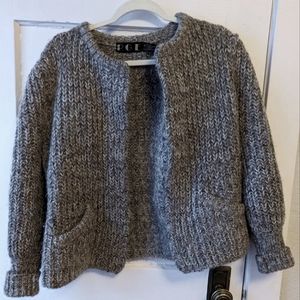 Wool cardigan